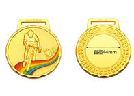Bisiklet Yarışı Metal Özel Spor Madalya Ve Kurdela Şampiyonası İçin 110 Gram