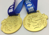 Bisiklet Yarışı Spor İçin Metal Özel Spor Madalyası Pirinç Malzeme Türü Döküm