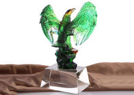 Jade Glass Chinese Liuli Üstü Sırpalı Kartallarla Eşyalar