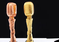 Müzik Etkinlikleri İçin Yapılan Mikrofon Tasarımı Özel Trophy Ödülleri Reçine