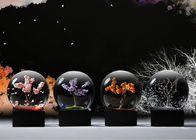 Dört Mevsim Ağacı ile Tasarlanmış Top Şekli Kristal Dekorasyon El Sanatları