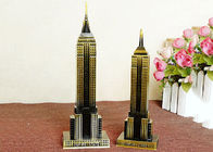 Amerikan Empire State Binası Modeli Alaşım Malzemesi İsteğe Bağlı İki Boyut