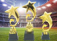 Yıldız Desenli Özel Logo Plastik Trophy Kupası İsteğe Bağlı Üç Boyut