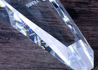 Cam Kristal Trophy Kupası Ödülleri Kupası Kumlama Logosu ile Özel Boyut