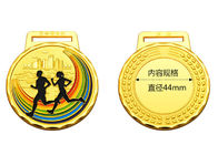 Maraton Koşu Yarışı Spor Madalyaları Ve Kurdela Renkli Zamak Malzemesi