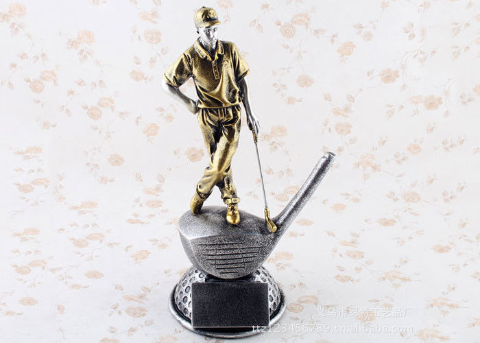 Metal Golf Figürinler ile İngiliz Açık Şampiyonası Golf Topu Trophy