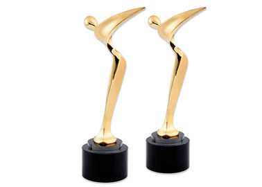 Rose Gold Kaplama Golf Trophy Ödülleri, En Uzun Sürücü PGA Golf Trophyleri