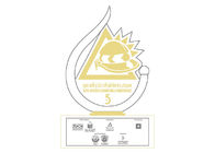 Kurumsal Özel Metal Kupalar Kabartmalı Logolu Parlak Altın Kaplama