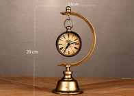 Ev / Ofis Dekorasyonu Eski Stil Masa Saati Demir Malzemesi Yapımı