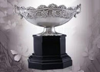 Büyük Boy Özel Özel Trophy Kupası Alaşım Üst Ahşap Taban Takım Kazananlar Ödülleri Için